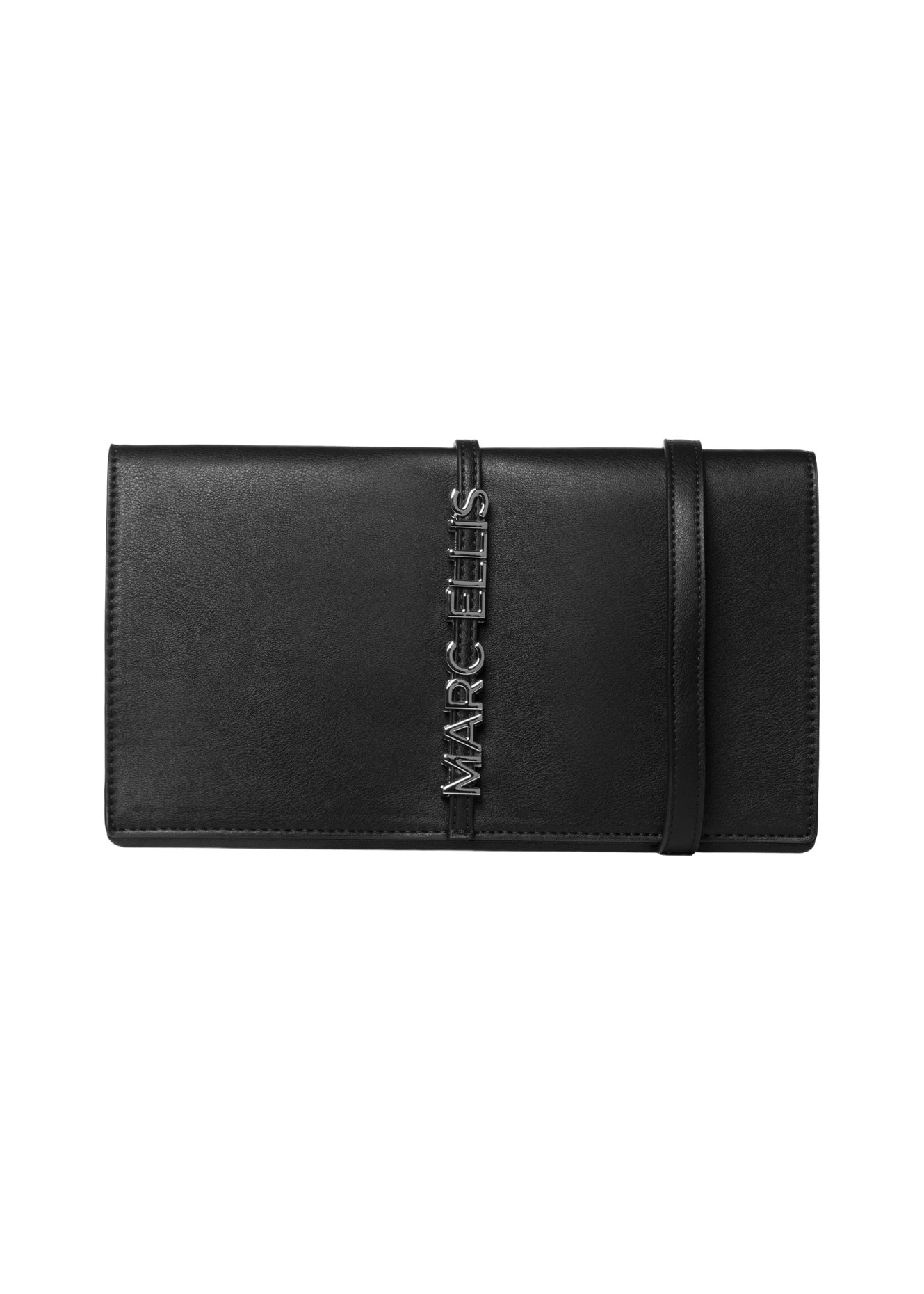 Jolie Macro Lt Borsa a spalla Black and Off Silver