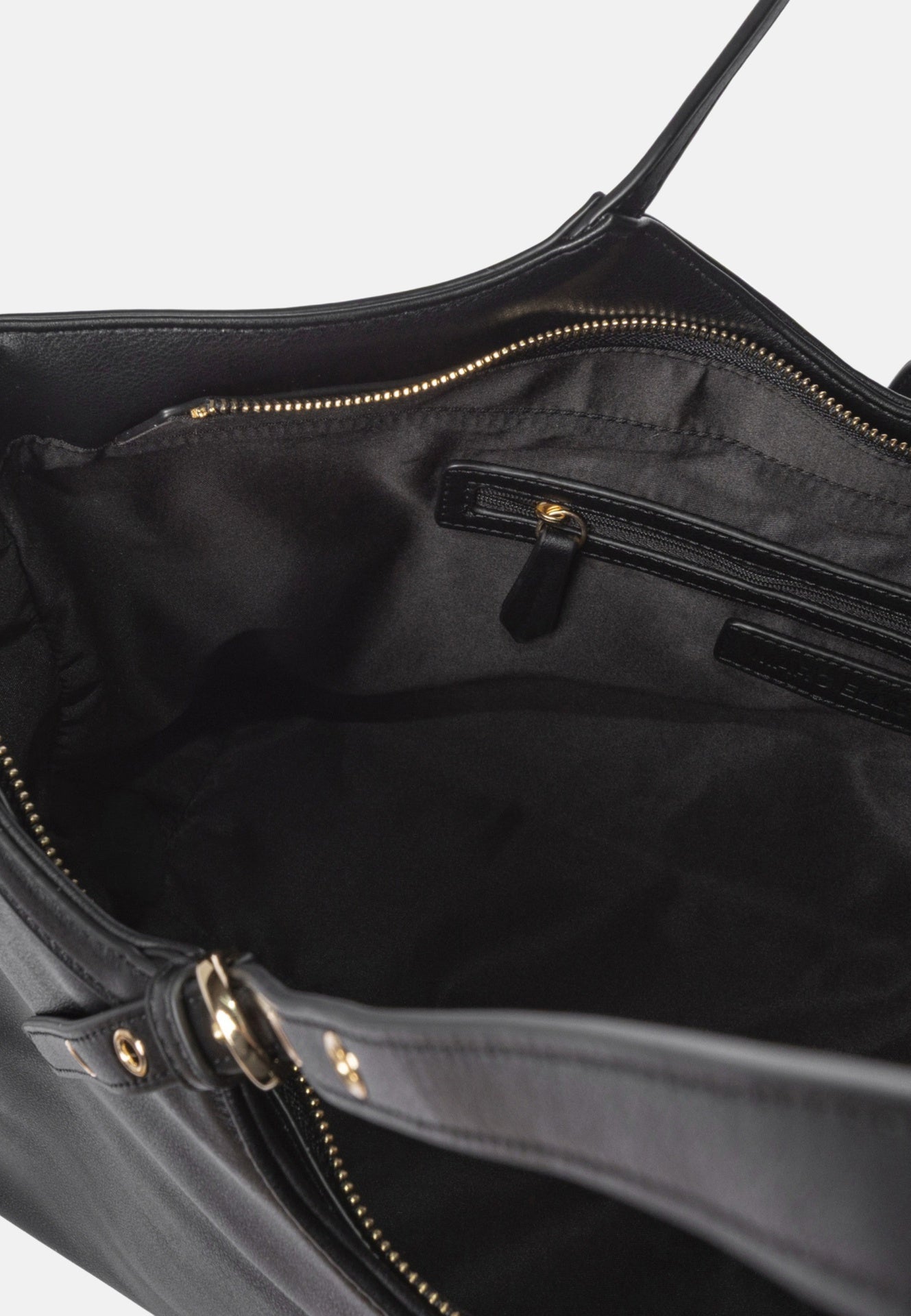 Scarlett Macro Borsa a spalla Black and Gold