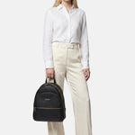 Morgan Mf Zaino Black and Gold