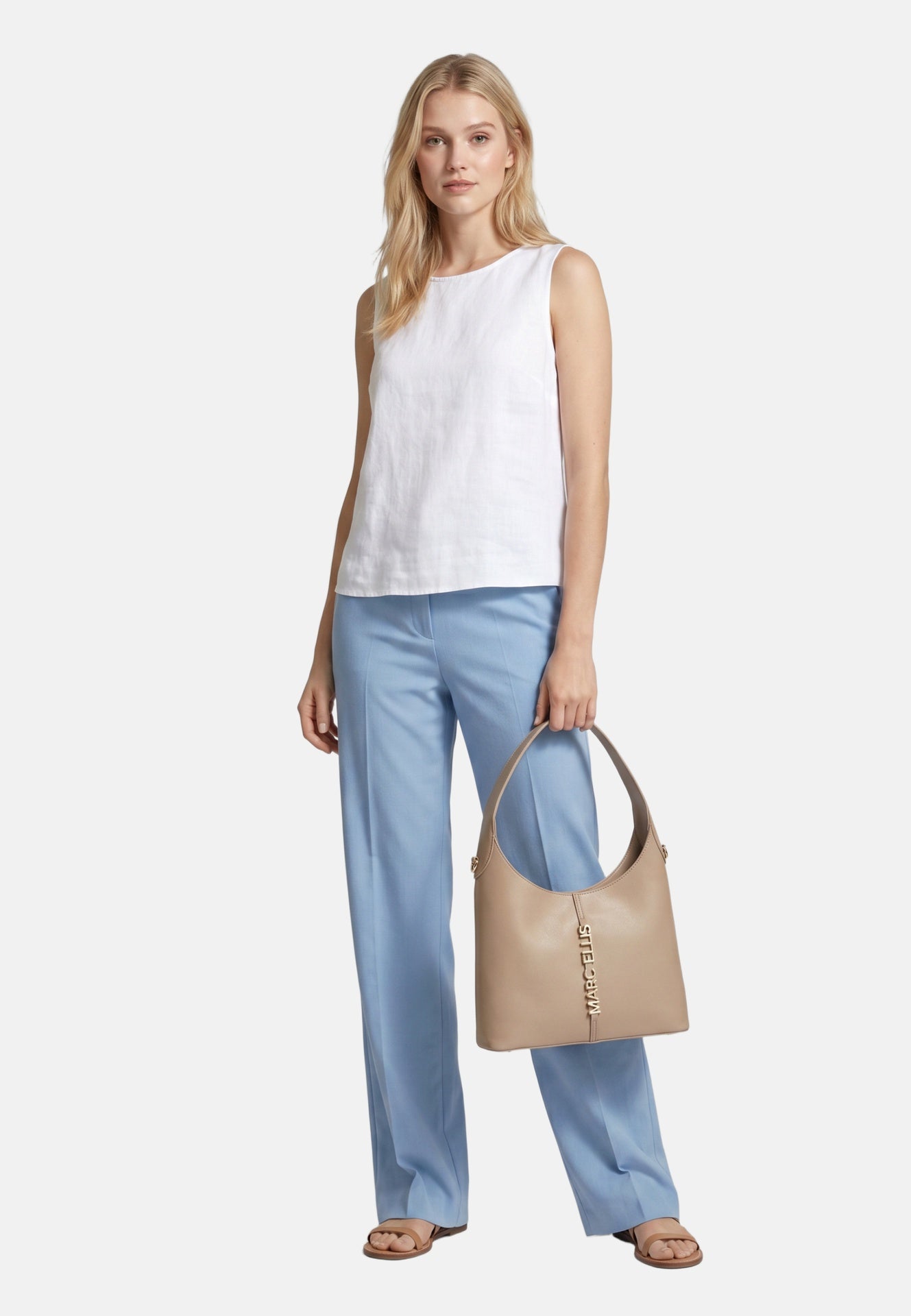 Nora Macro Lt Borsa a spalla Light Cognac