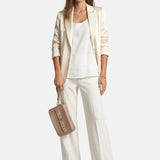 Flat Sponge Cm Borsa a mano Brown and Light Gold