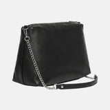 Alison Macro Lt Borsa a spalla Black and Silver