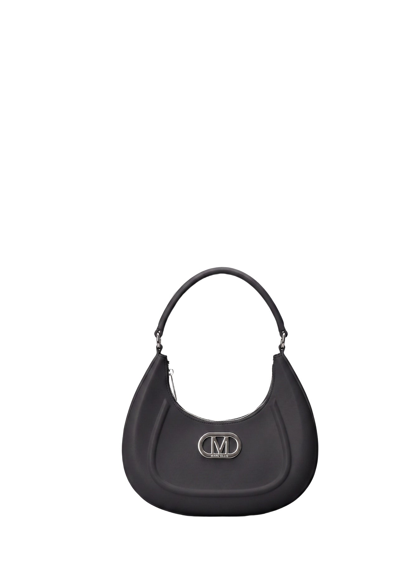 Flat Hero S Borsa a spalla Black and Silver