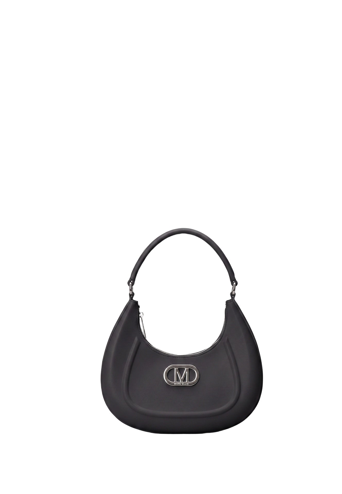 Flat Hero S Borsa a spalla Black and Silver