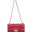 Flat Basket Borsa a mano Red and Light Gold