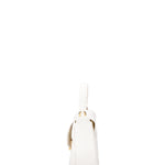Flat Jelly 26 Borsa a mano Milky White and Light Gold