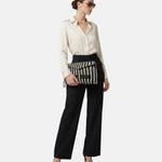 Buby Eivissa C. Borsa a mano Black and Beige