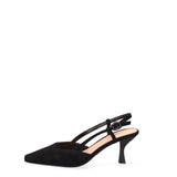 Scarpa con tacco GLC73 | Nero opaco