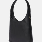 Nora Macro Lt Borsa a spalla Black and Gold