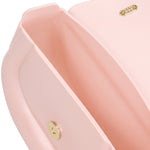 Flat Jelly 26 Borsa a mano Light Pink and Gold