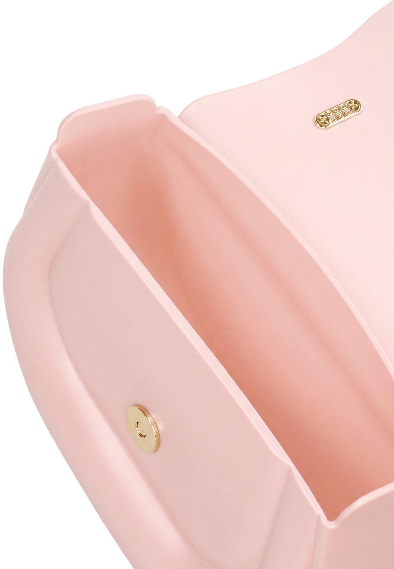 Flat Jelly 26 Borsa a mano Light Pink and Gold