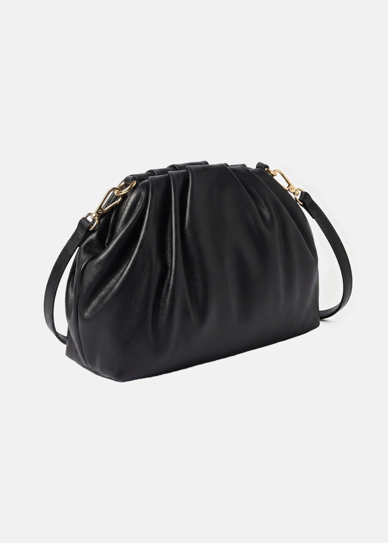 Daphne Studs Borsa a spalla Black and Gold