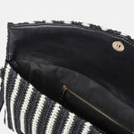 Buby Eivissa C. Borsa a mano Black and Beige