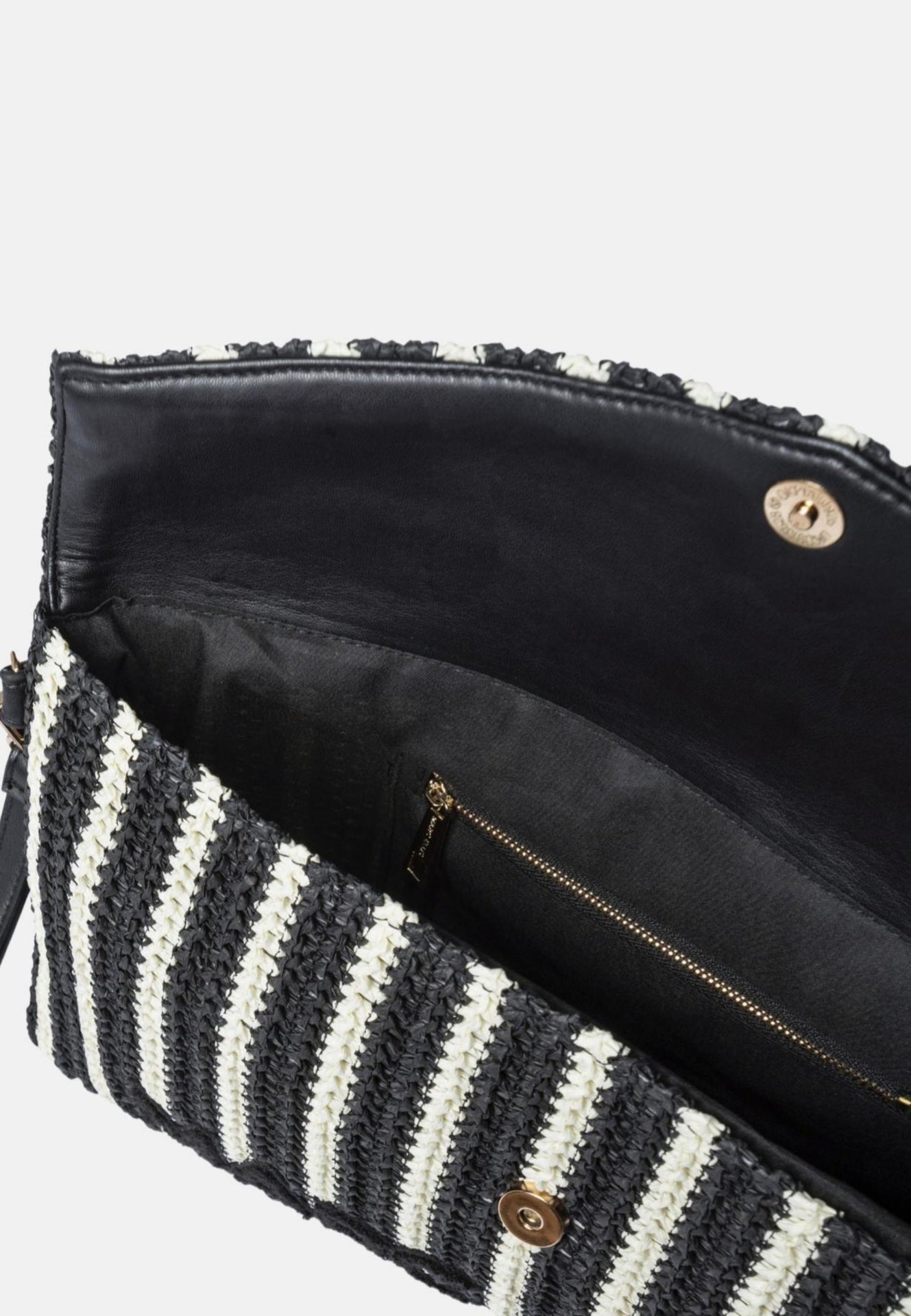 Buby Eivissa C. Borsa a mano Black and Beige