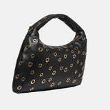Mariah Studs Borsa a spalla Black and Gold