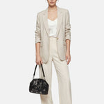 Daphne Studs Borsa a spalla Black and Silver
