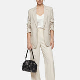 Daphne Studs Borsa a spalla Black and Silver