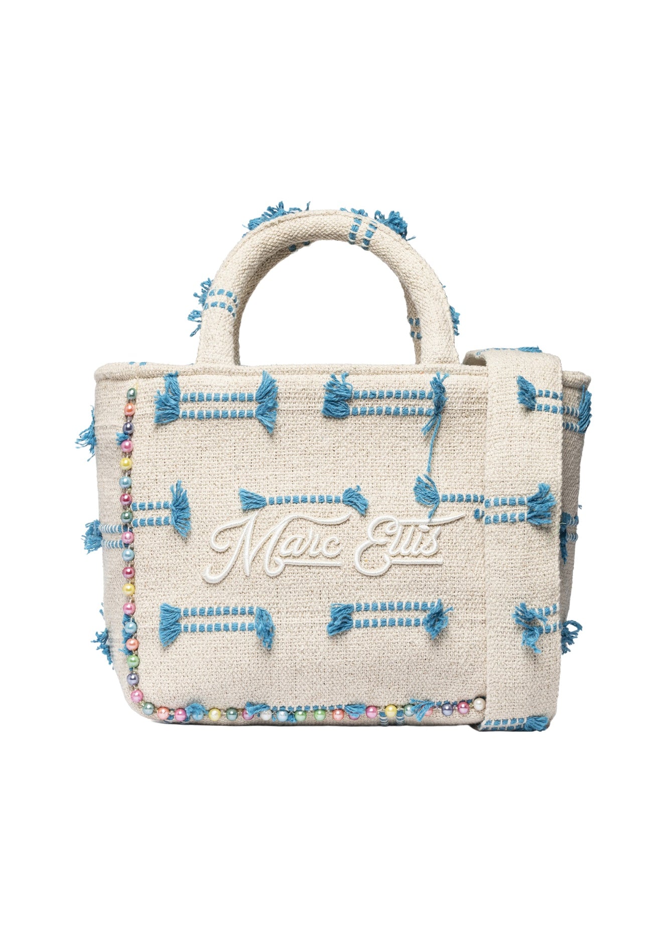 Buby S Indy 26 Borsa a mano Beige and Blue