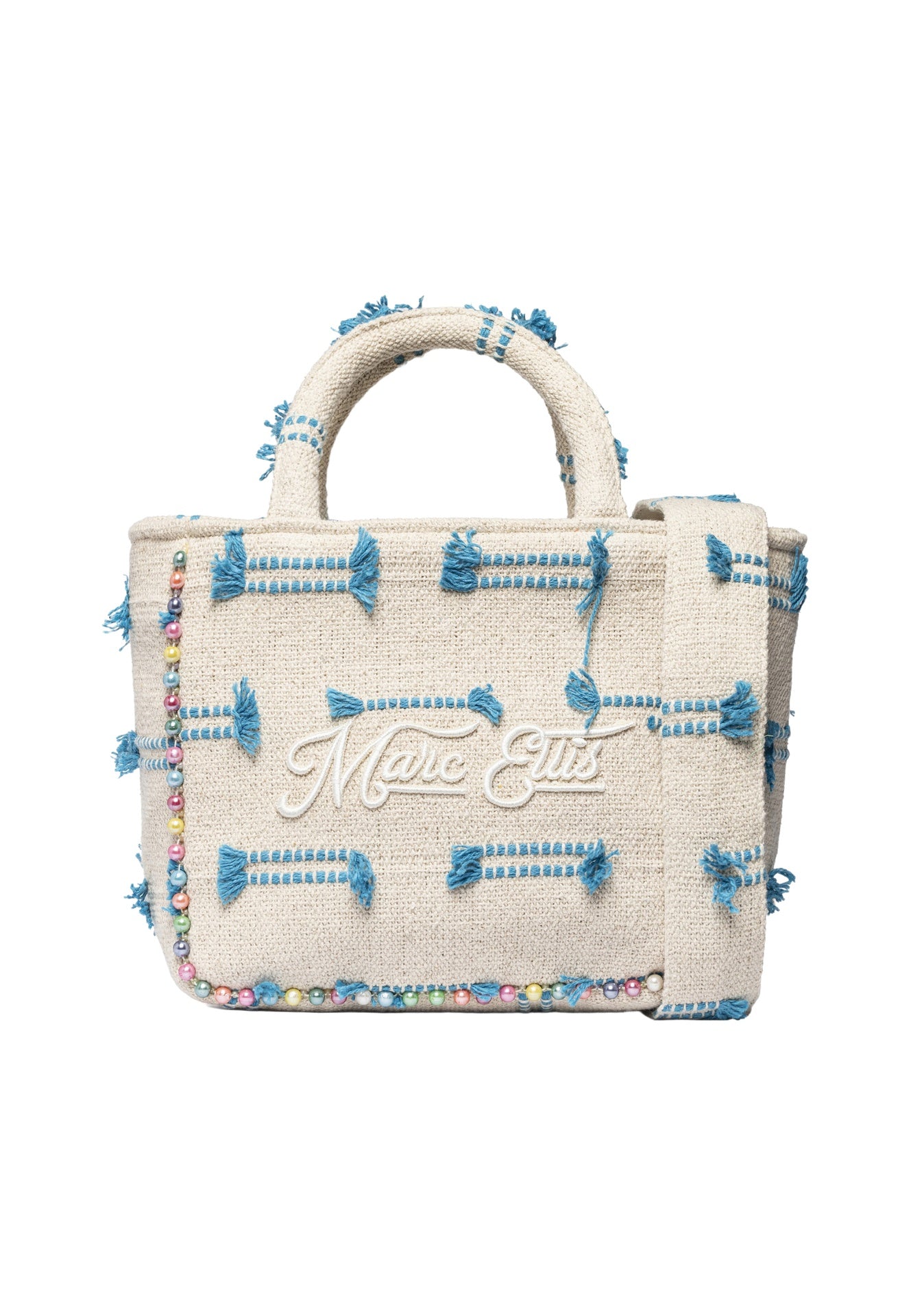 Buby S Indy 26 Borsa a mano Beige and Blue