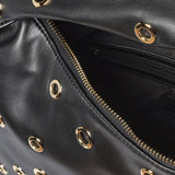 Mariah Studs Borsa a spalla Black and Gold