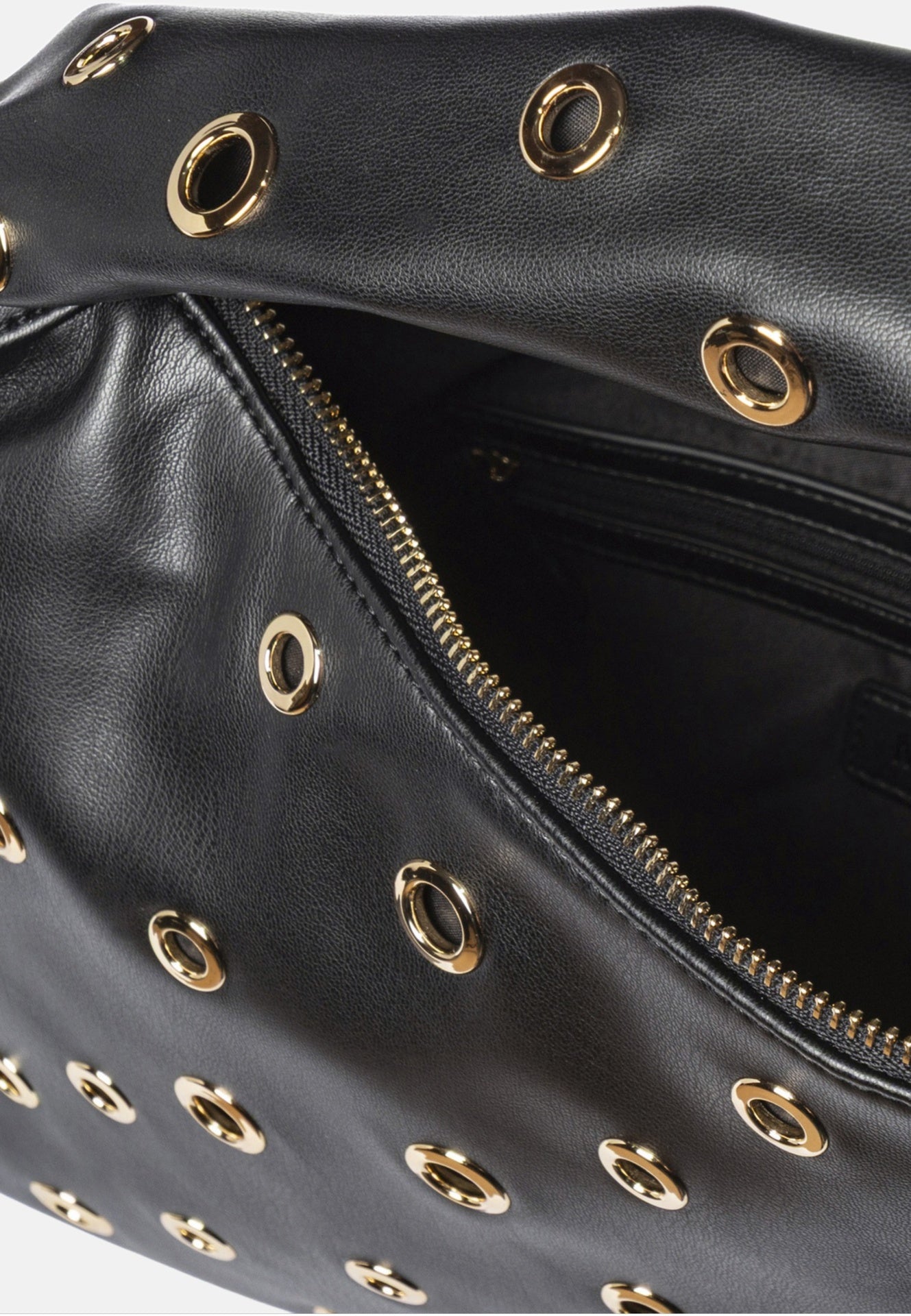 Mariah Studs Borsa a spalla Black and Gold