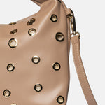 Elizabeth Studs Borsa a spalla Coffee