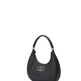 Flat Hero S Borsa a spalla Black and Silver