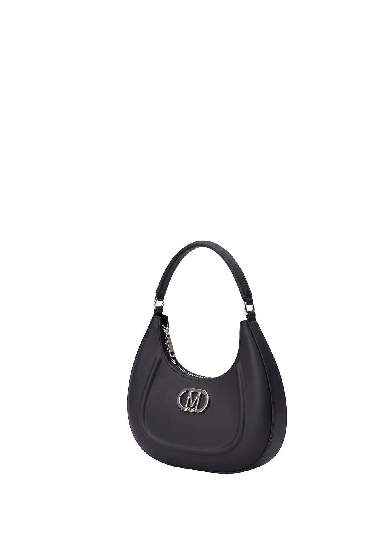 Flat Hero S Borsa a spalla Black and Silver