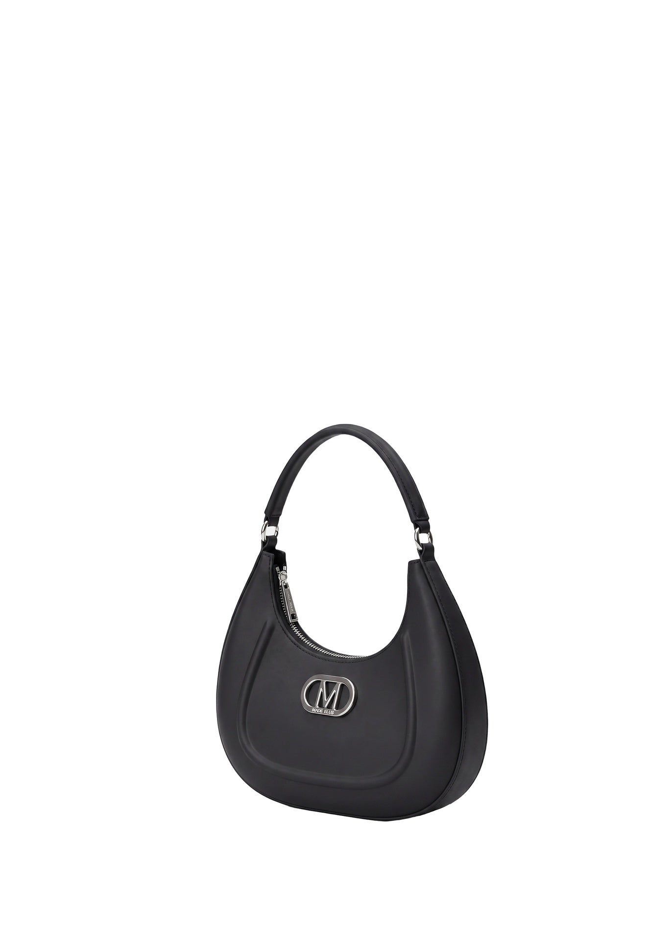 Flat Hero S Borsa a spalla Black and Silver