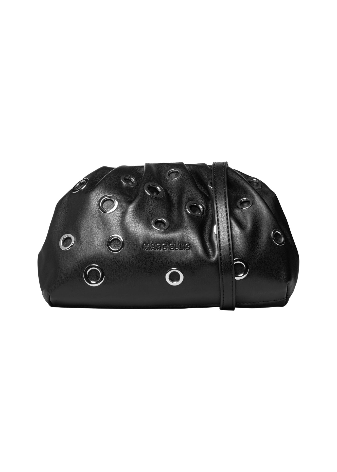 Daphne Studs Borsa a spalla Black and Silver