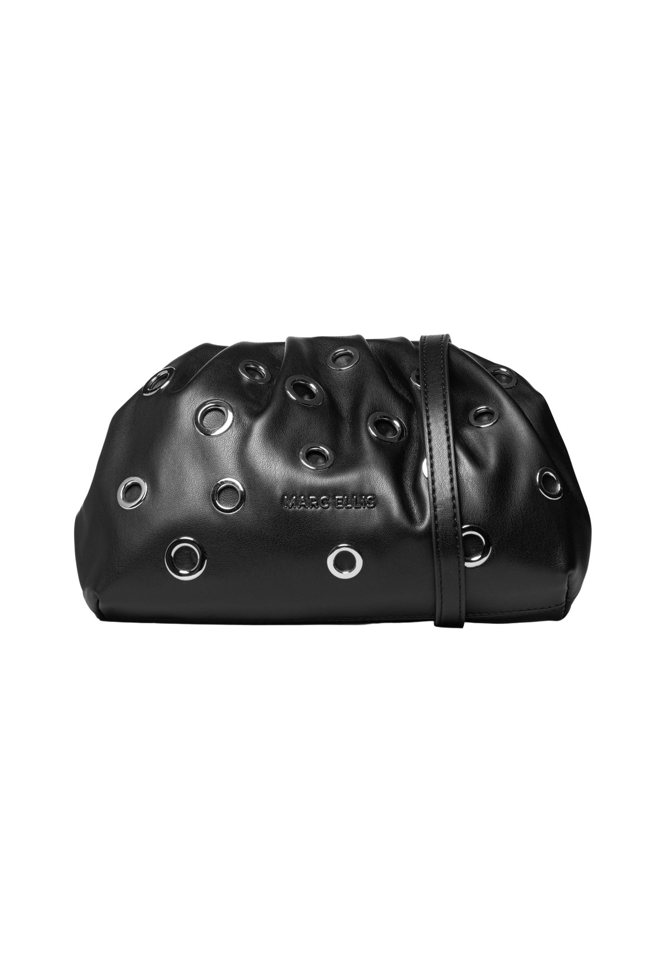 Daphne Studs Borsa a spalla Black and Silver