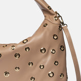 Mariah Studs Borsa a spalla Coffee
