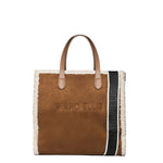 Buby Suede L Borsa a spalla | Cuoio Scuro | Marc Ellis
