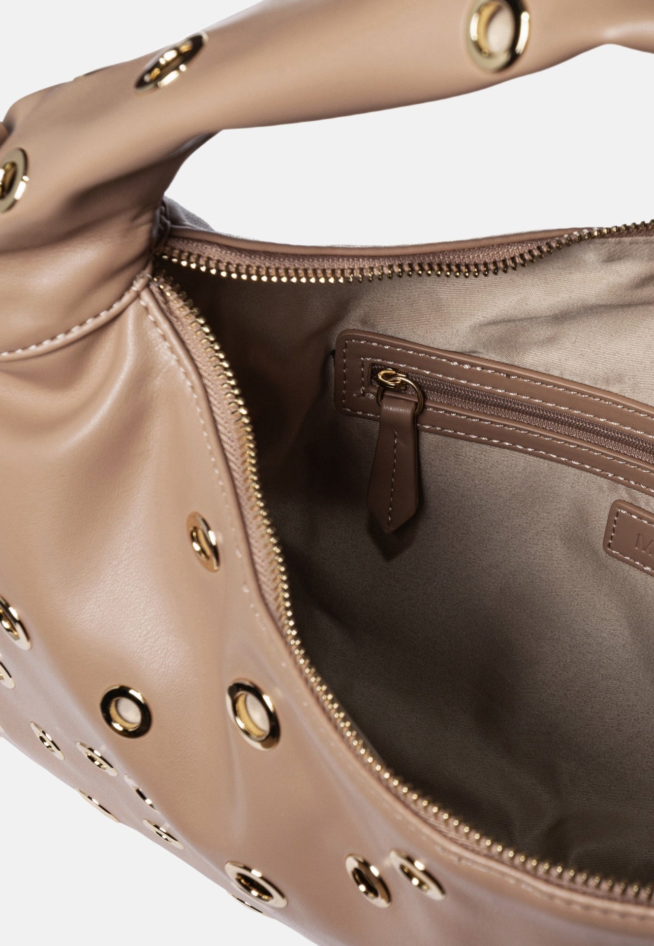 Mariah Studs Borsa a spalla Coffee