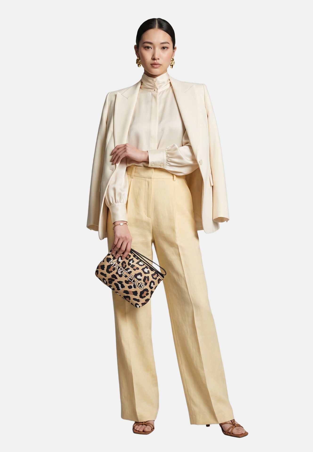 Buby P. Leopard Borsa a mano Sand