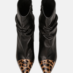 Stivaletto Black and Leopard