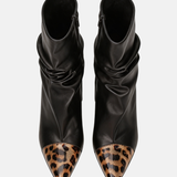 Stivaletto Black and Leopard