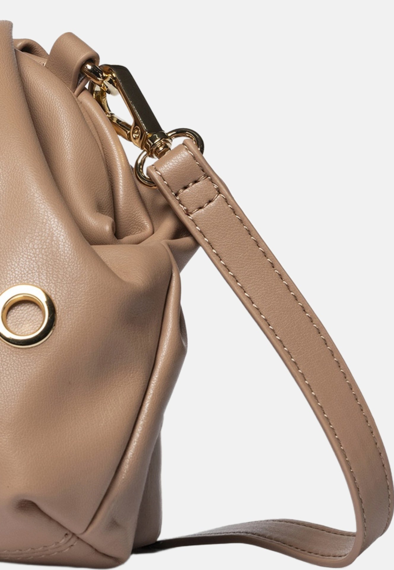 Daphne Studs Borsa a spalla Brown