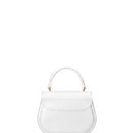 Flat Jelly 26 Borsa a mano Milky White and Light Gold