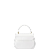 Flat Jelly 26 Borsa a mano Milky White and Light Gold