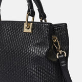 Krissy M Straw Borsa a mano Black