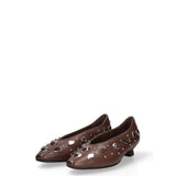 Scarpa con tacco GLC13 | Marrone scuro