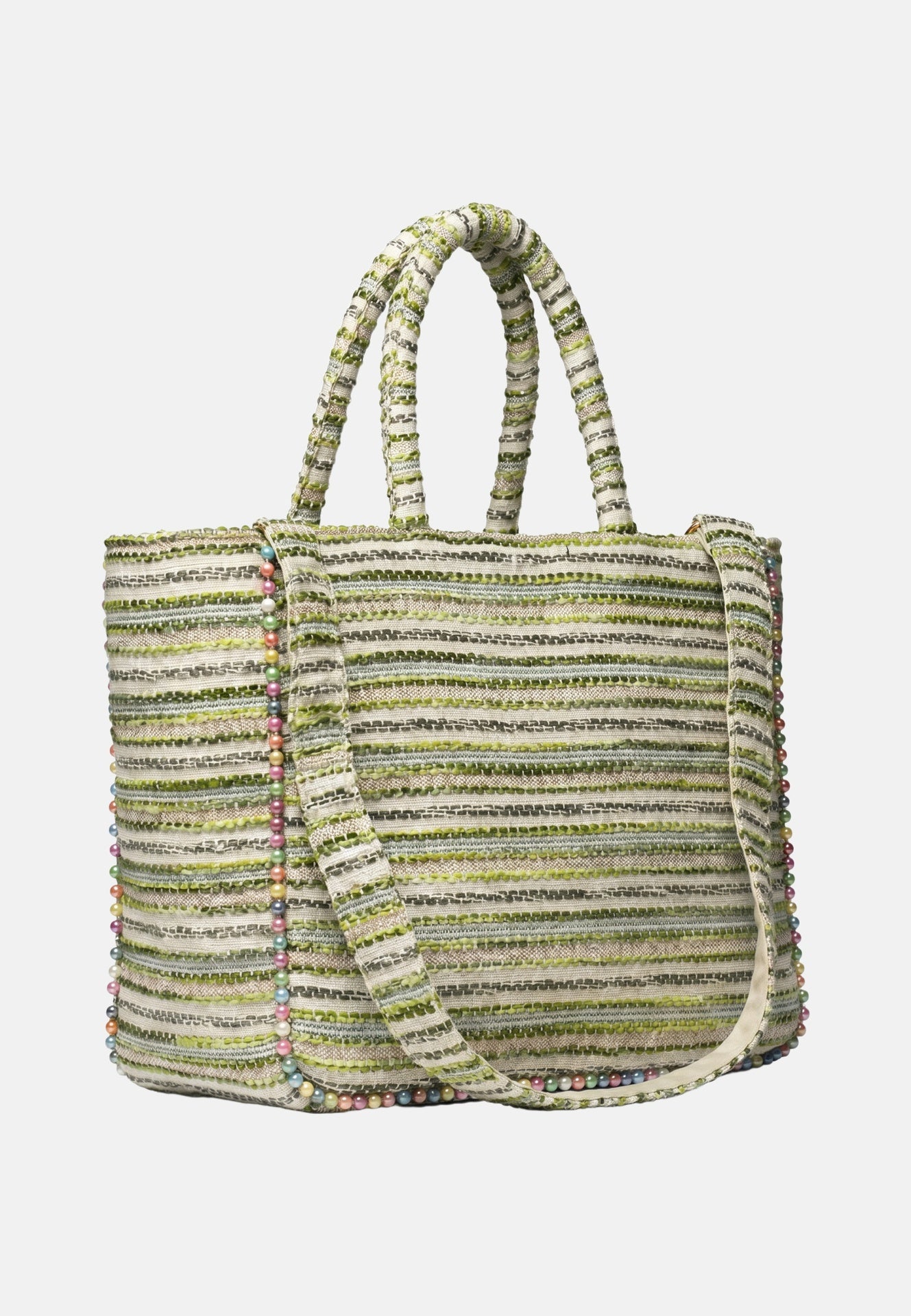 Buby L Indy 26 Borsa a mano Beige and Green