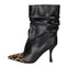 Stivaletto Black and Leopard