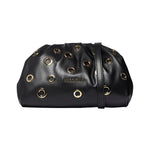 Daphne Studs Borsa a spalla Black and Gold