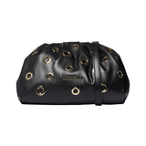 Daphne Studs Borsa a spalla Black and Gold