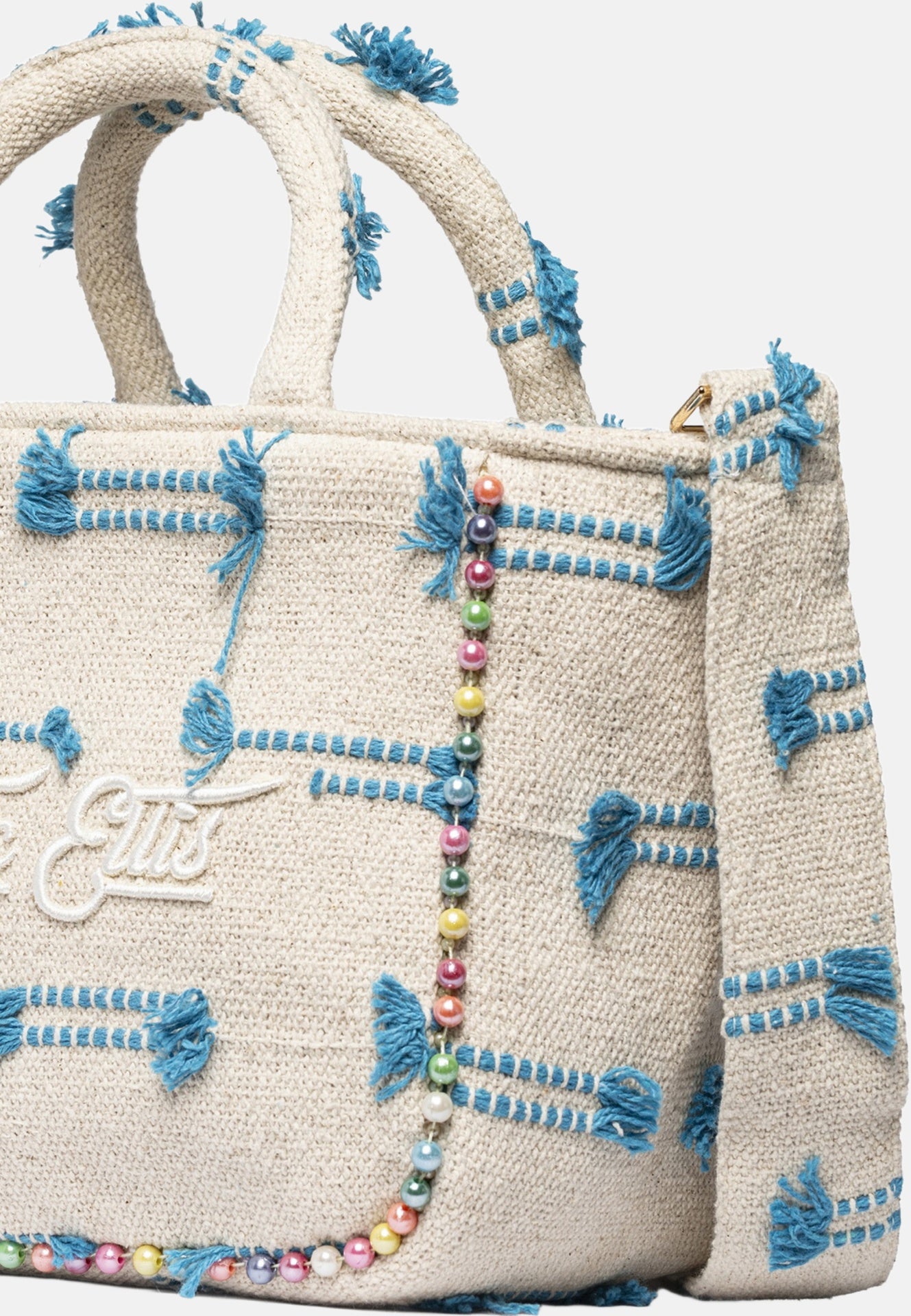 Buby S Indy 26 Borsa a mano Beige and Blue