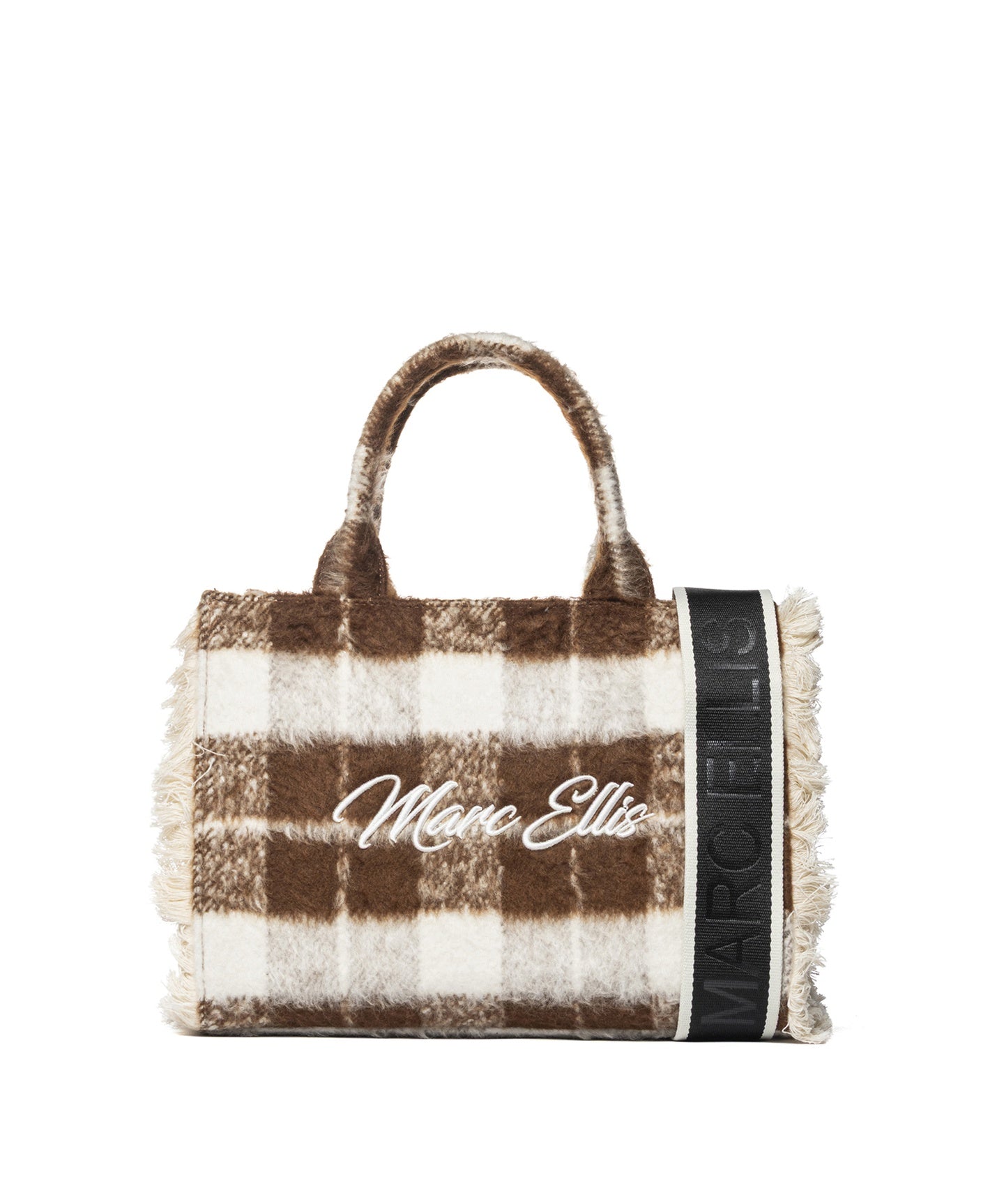 Buby Check M Borsa a spalla | Marrone | Marc Ellis