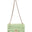 Flat Basket Borsa a mano Light Green and Gold