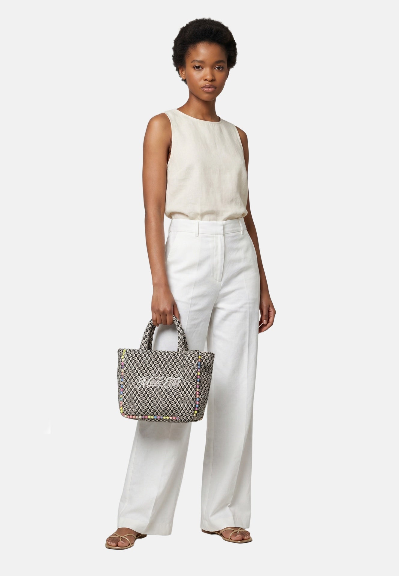 Buby S Indy 26 Borsa a mano White and Black